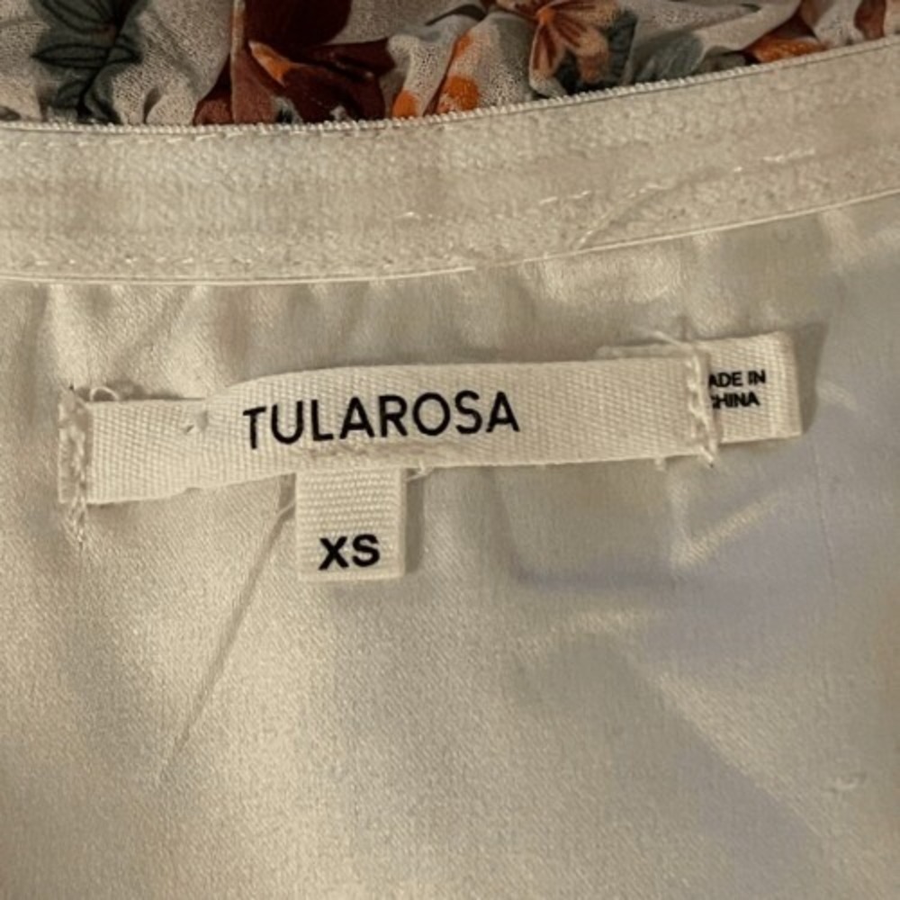 Tularosa Waverly Off Shoulder Floral Wide Leg Jumpsuit XS - Picture 7 of 10